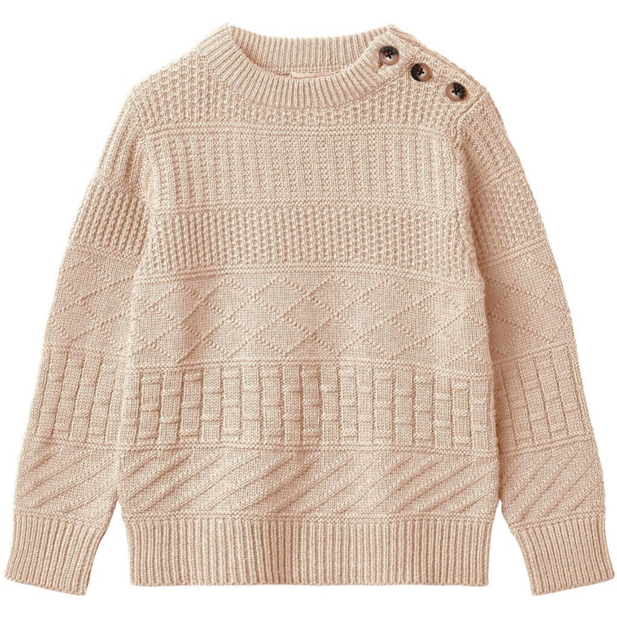 Fliink Sandshell Nova Knit Pattern Pullover