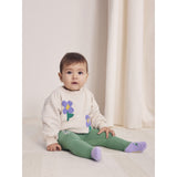 Bobo Choses Beige Pansy Flower Sweatshirt 2