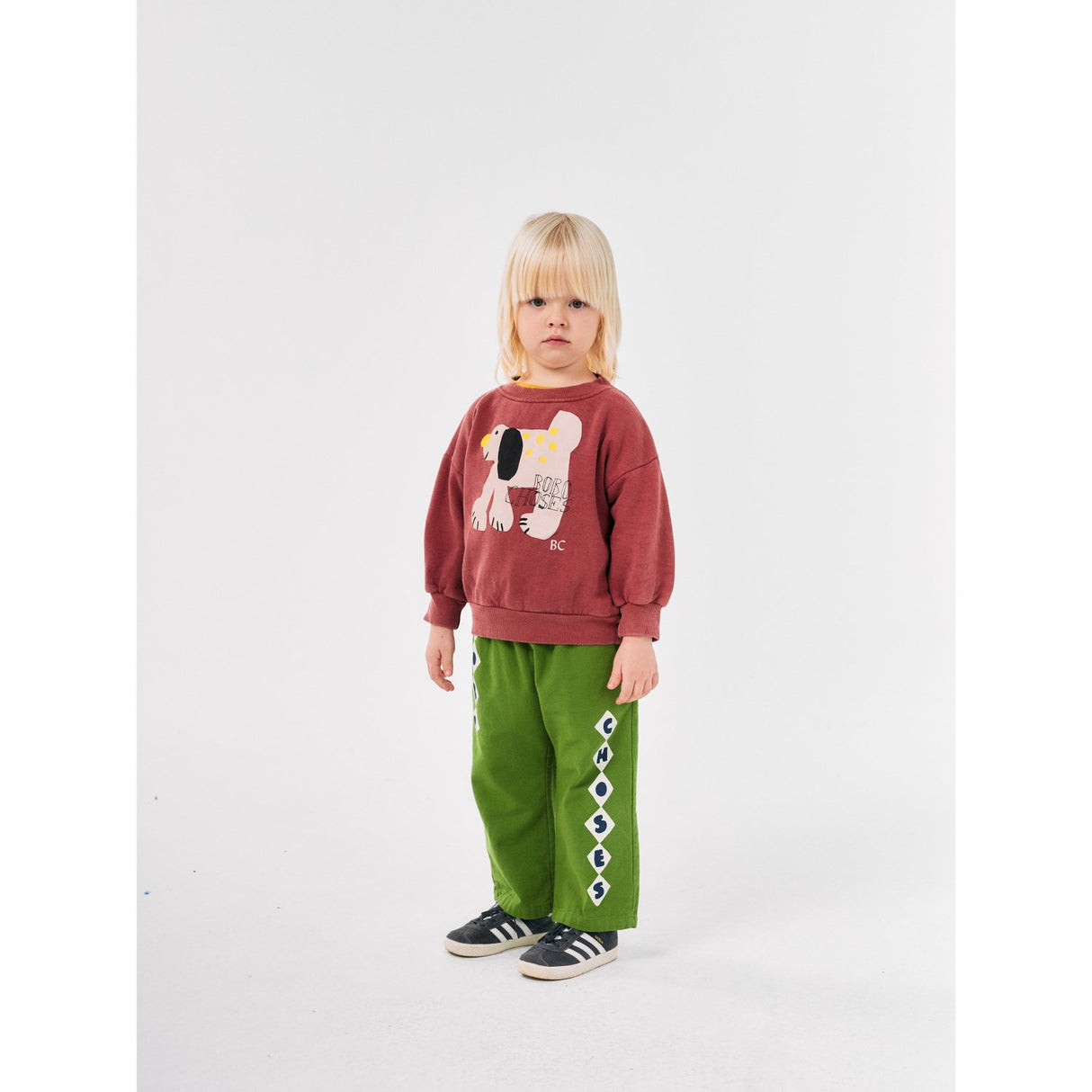 Bobo Choses Dark Brown Fairy Dog Sweatshirt 6