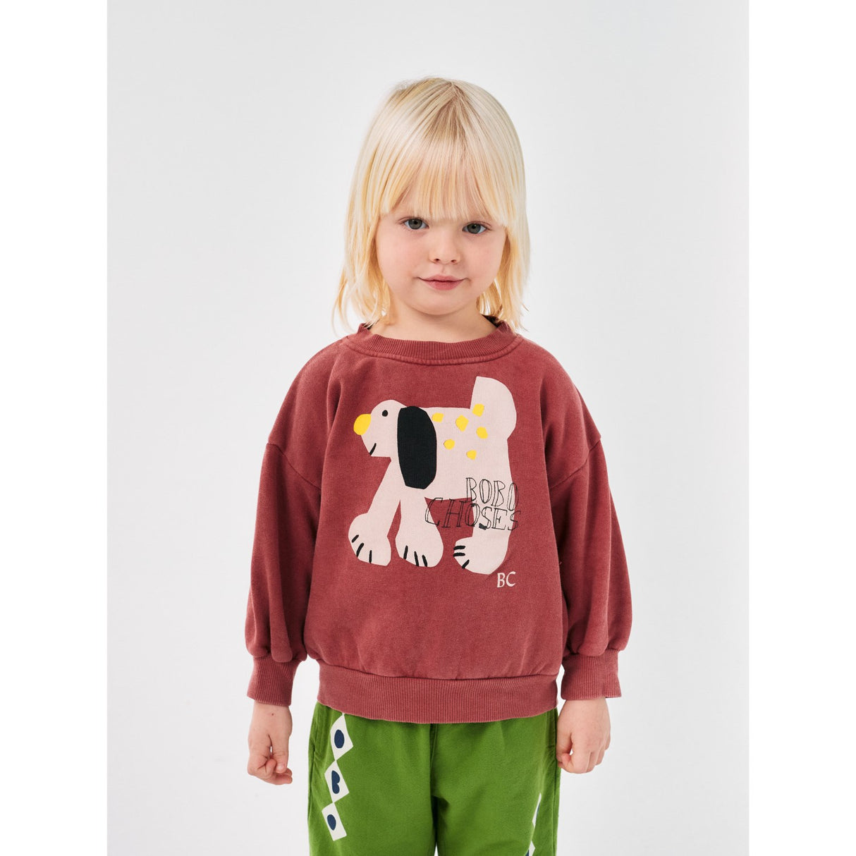 Bobo Choses Dark Brown Fairy Dog Sweatshirt 4