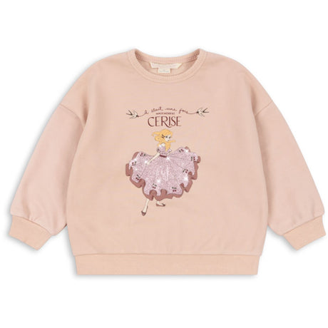 Konges Sløjd Cameo Rose Lou Glitter Sweatshirt Ocs