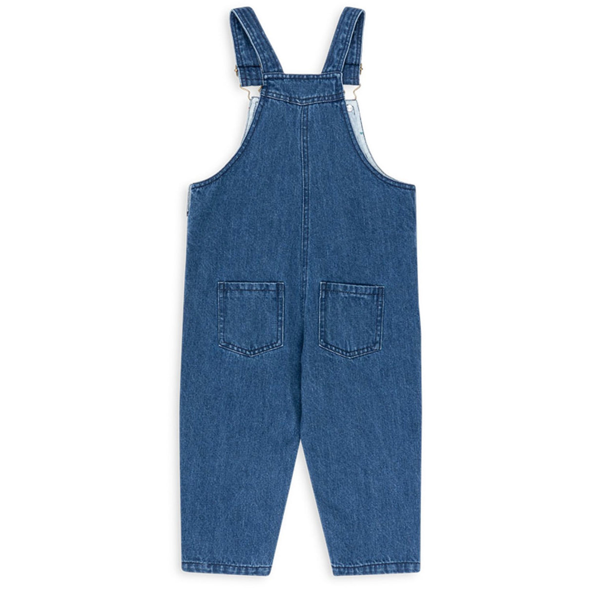 Konges Sløjd Denim Blue Cherry Magot Overalls GOTS