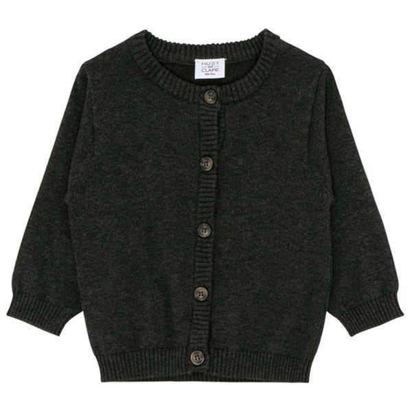 Hust & Claire Baby Dark Grey Melange Clyde Cardigan NOOS