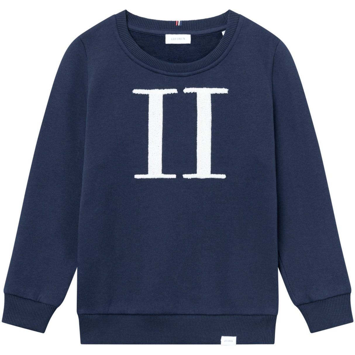 Les Deux Kids Dark Navy/Ivory Encore Bouclé Sweatshirt Kids