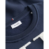 Les Deux Kids Dark Navy/Ivory Encore Bouclé Sweatshirt Kids