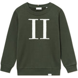 Les Deux Kids Forest Green/Ivory Encore Bouclé Sweatshirt Kids