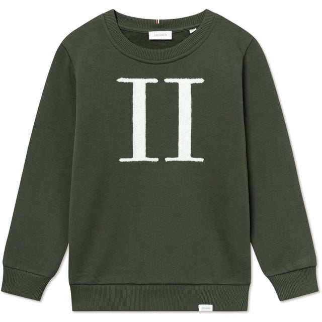 Les Deux Kids Forest Green/Ivory Encore Bouclé Sweatshirt Kids