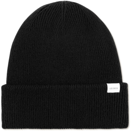 Les Deux Kids Black Wayne Wool Beanie Kids