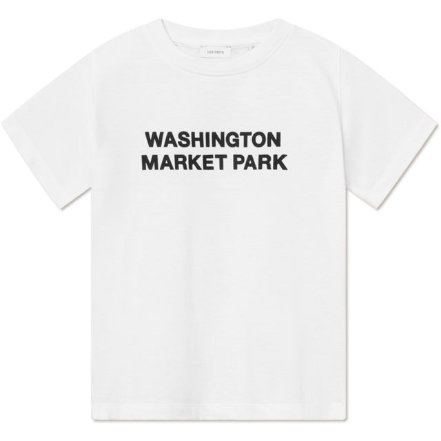 Les Deux Kids White/Black Washington T-Shirt Kids