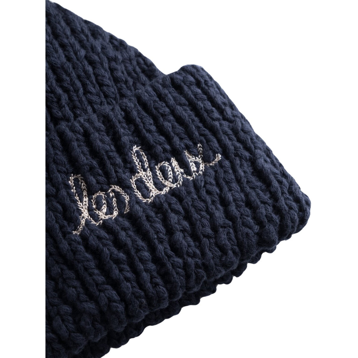 Les Deux Kids Dark Navy Errol Cotton Beanie Kids