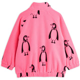 Mini Rodini Pink Penguin Fleece Jakke 5