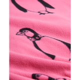 Mini Rodini Pink Penguin Fleece Jakke 4