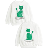 Mini Rodini White Cat Sp Sweatshirt 4