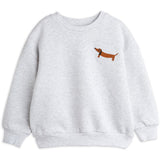 Mini Rodini Grey melange Dog Emb Sweatshirt