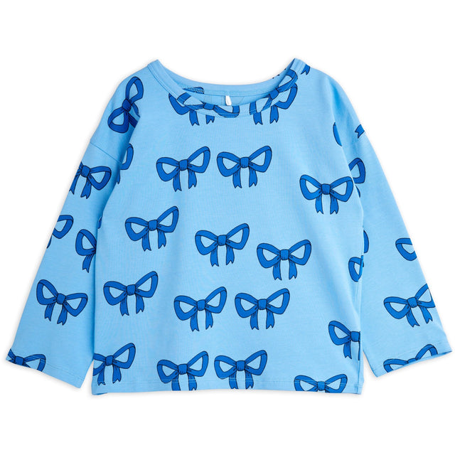 Mini Rodini Blue Bow Aop Blouse