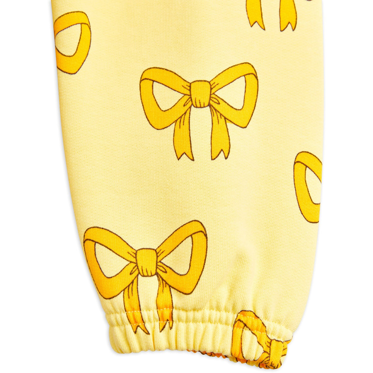 Mini Rodini Yellow Bow Aop Sweatpants 3