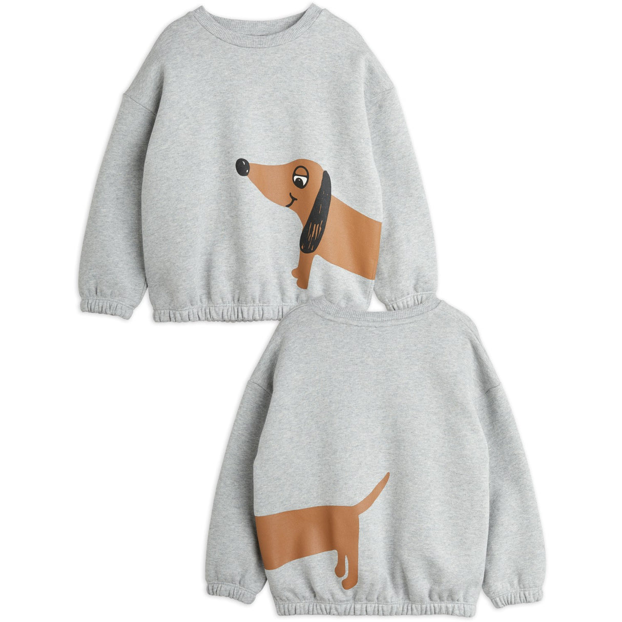 Mini Rodini Grey melange Dog Sp Sweatshirt 3