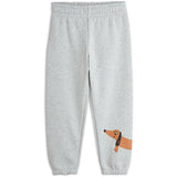 Mini Rodini Grey melange Dog Sp Sweatpants