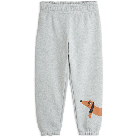 Mini Rodini Grey melange Dog Sp Sweatpants