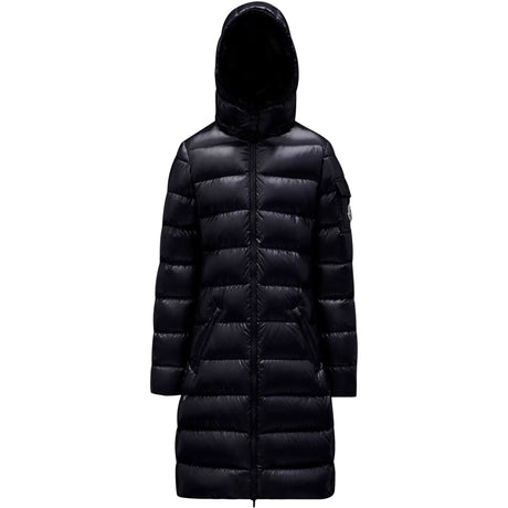 Moncler Navy Moka Long Frakke