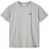 Mads Nørgaard Light Grey Melange Printed Tee Thorlino T-shirt