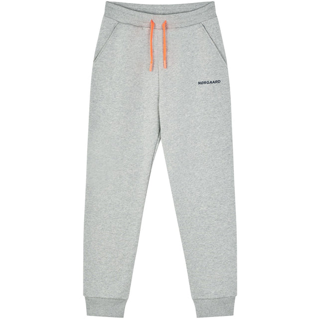 Mads Nørgaard Light Grey Melange Organic Sweat Poro Bukser