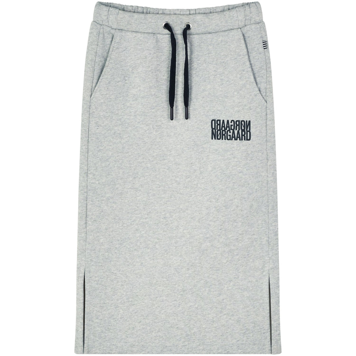 Mads Nørgaard Light Grey Melange Organic Sweat Sheila Skirt