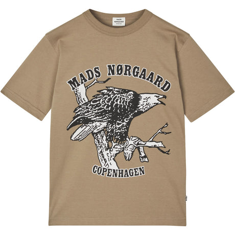 Mads Nørgaard Lead Gray Printed Tee Theo T-shirt