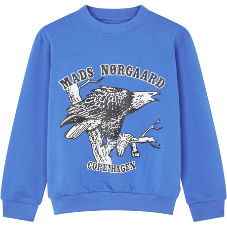 Mads Nørgaard Amparo Blue Organic Sweat Sonar Sweatshirt