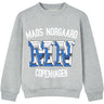 Mads Nørgaard Light Grey Melange Organic Sweat Sonar Sweatshirt