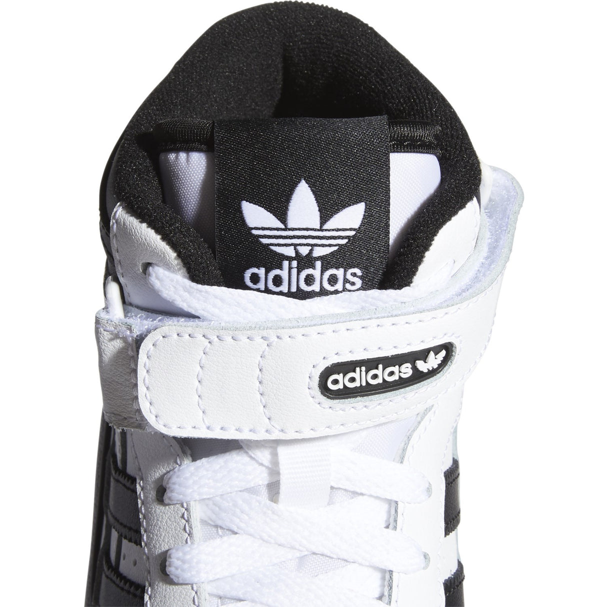 adidas Originals Cloud White/Core Black/Cloud White Forum Mid J Sneakers