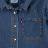 Levi's BLUE Western Peasant Denim Shirt 2