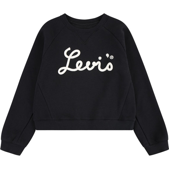 Levi's BLACK Mixed Textures Long Sleeve Sweatshirt