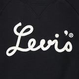 Levi's BLACK Mixed Textures Long Sleeve Sweatshirt