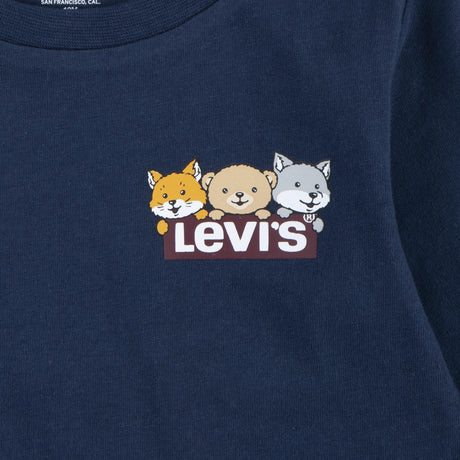 Levi's BLUE Hiking Icons Long Sleeve Tee 2