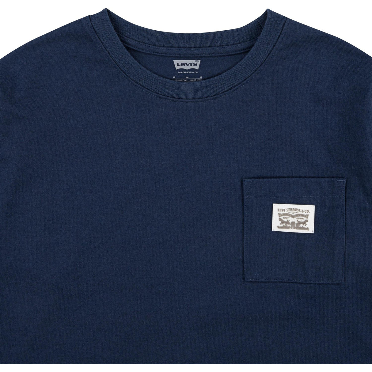 Levi's BLUE Organic Patch Pocket Tee 2