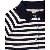 Konges Sløjd Navy Stripe Venton Knit Cardigan GOTS