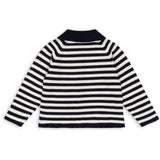 Konges Sløjd Navy Stripe Venton Knit Cardigan GOTS