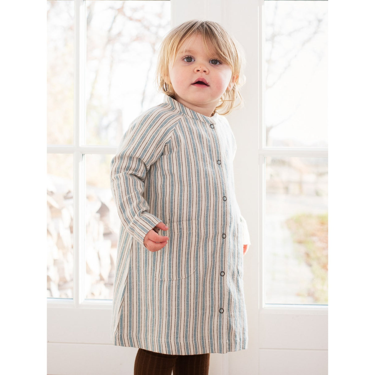 Serendipity Arctic Stripe Brushed Kjole