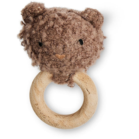 Smallstuff Rose Brown Rangle Bear Bouclé Merino Uld