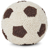 Smallstuff Off White/ Brown Strikket Fodbold Bouclé