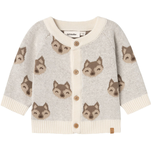 Lil'Atelier Birch Lamoe Strik Cardigan