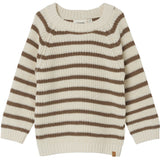 Lil'Atelier Birch Emlen Strik Bluse Stripe