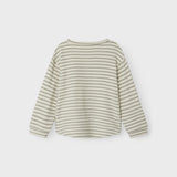 Lil'Atelier Birch Seagrass Thoro Blouse Stripe 3