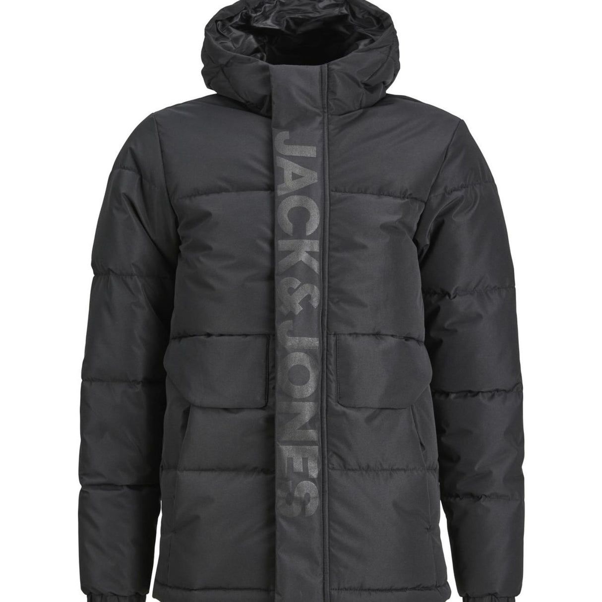 Jack & Jones Junior Black Cospeed Puffer Jakke