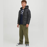 Jack & Jones Junior Black Cospeed Puffer Jakke 2