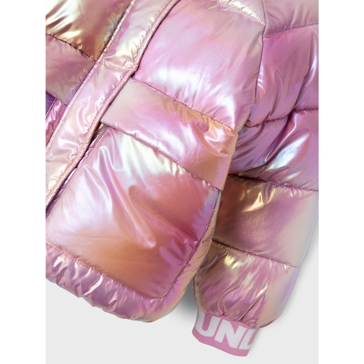 Name It Moonlite Mauve Malan Puffer Jakke Foil