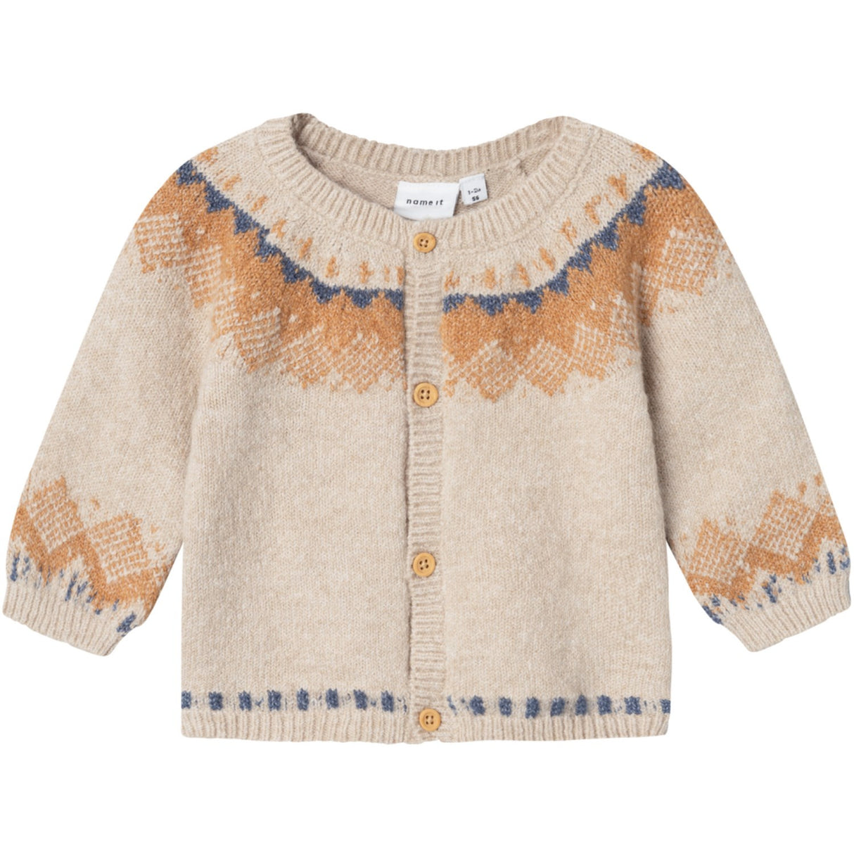 Name It Peyote Melange Onor Strik Cardigan