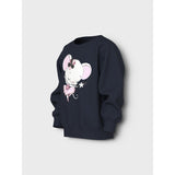 Name It Dark Sapphire Mouse Venus Sweatshirt