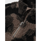 Name It Black Leafless Tree Ogule Teddy Pullover